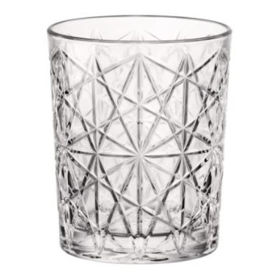 Ποτήρι κοκτέιλ γυάλινο με σκάλισμα 39cl Bartender Loung DOF