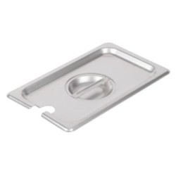 Καπάκι με εγκοπή ανοξείδωτο 201 0.6mm για GN 1/4 26,2x16,2εκ.