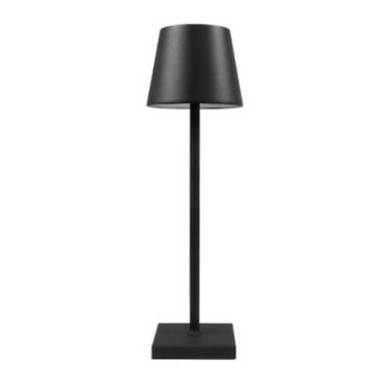 Φωτιστικό επιτραπέζιο ανοξείδωτο μαύρο 10x37εκ.