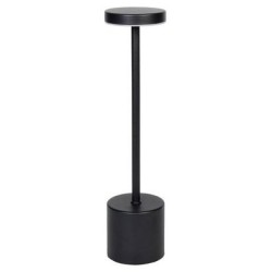 Φωτιστικό επιτραπέζιο ανοξείδωτο μαύρο 8x35εκ.