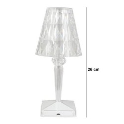 Φωτιστικό επιτραπέζιο ακρυλικό λευκό 12x26εκ.