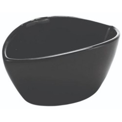 Μπωλ πορσελάνης μαύρο βαρκάκι 9x4,5εκ.