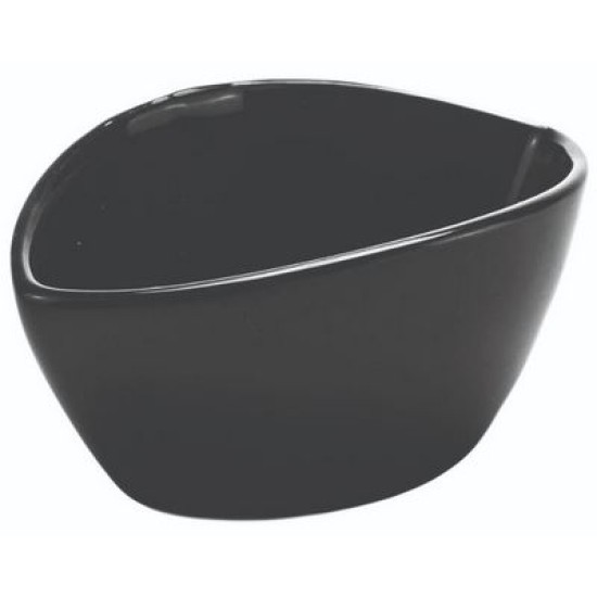 Μπωλ πορσελάνης μαύρο βαρκάκι 9x4,5εκ.