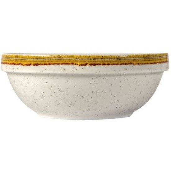 Μπωλ πορσελάνης στοιβαζόμενο κρεμ 14x5,4εκ. Ivory