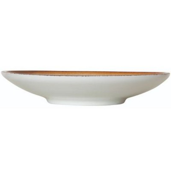 Σαλατιέρα πορσελάνης καφέ 28x5,5εκ. Sahara