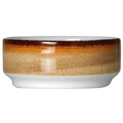 Μπωλ πορσελάνης στοιβαζόμενο καφέ 7x3εκ. Sahara