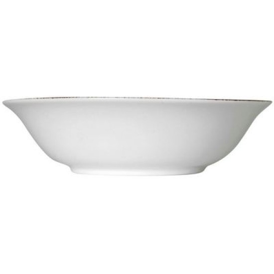 Σαλατιέρα πορσελάνης καφέ 23x6,5εκ. Sahara