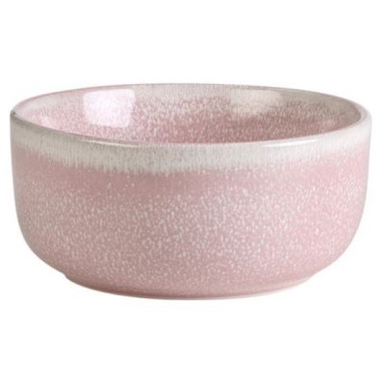 Μπωλ πορσελάνης ροζ 13x6εκ. Pink Reactive Glaze