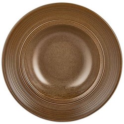 Πιάτο ζυμαρικών πορσελάνης 25x5,5εκ. Helix Kaldi