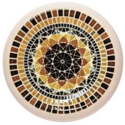 Πιάτο ημιβαθές πορσελάνης 12x2,7εκ. Mozaik