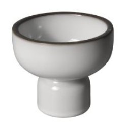 Μπωλ πορσελάνης με πόδι 10x9εκ. Character White