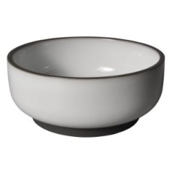 Μπωλ πορσελάνης με πατούρα 14x6,5εκ. Character White