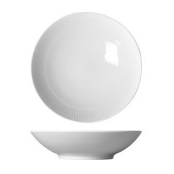 Σαλατιέρα πορσελάνης με σκάλισμα 23x5,5εκ. Elegance Prestige