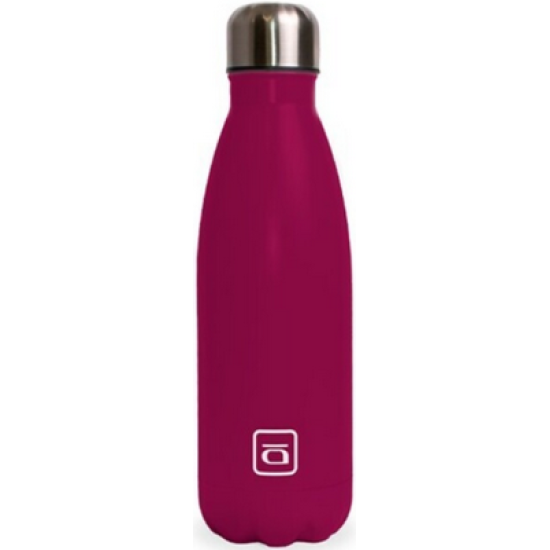 Μπουκάλι-θερμός ανοξείδωτο μπορντό 500ml Atlantic