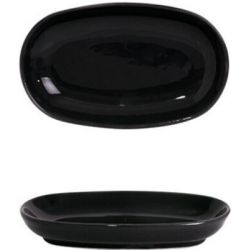 Ραβιέρα πορσελάνης ανθρακί 15x9εκ.