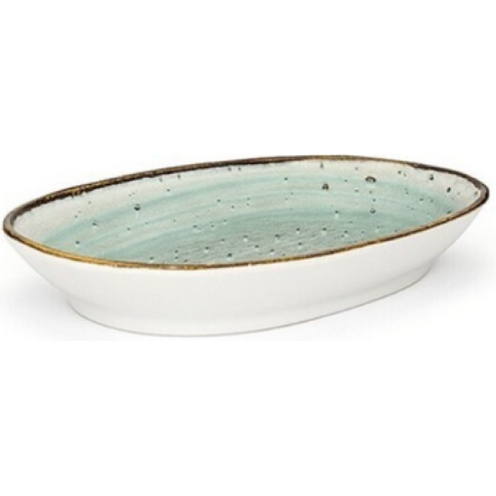 Ραβιέρα πορσελάνης πράσινη 15x9εκ. Infinity