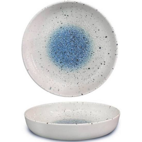 Πιάτο βαθύ πορσελάνης με ανάγλυφο 17εκ. Toledo Belice