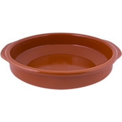 Σαγάνι κεραμικό πυρίμαχο με χερούλια 20x3,7εκ.