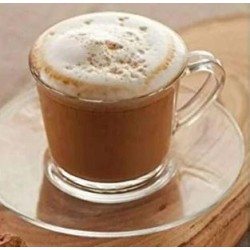 Σετ 6 φλυτζάνια τσαγιού με πιάτο γυάλινα 200ml Basic