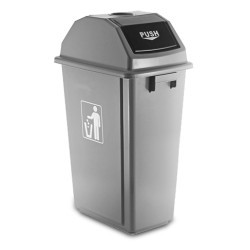 Κάδος απορριμάτων πλαστικός με σταχτοδοχείο 60L