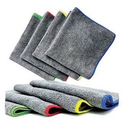 Πανάκι γενικής χρήσης microfiber κίτρινο ρέλι 36x38εκ.