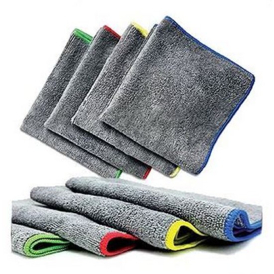 Πανάκι γενικής χρήσης microfiber κόκκινο ρέλι 36x38εκ.