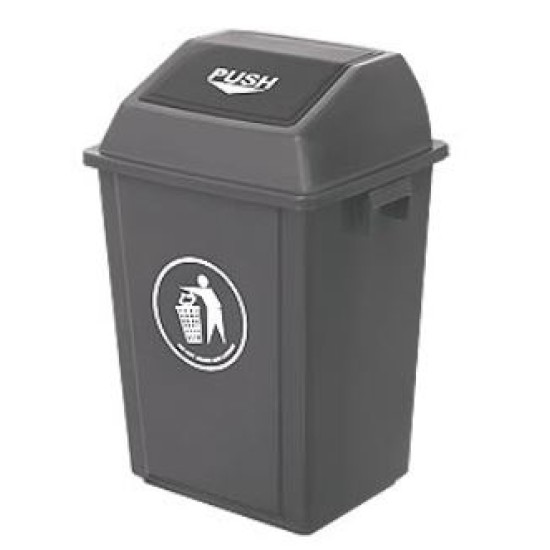 Κάδος απορριμμάτων πλαστικός με push 100lt