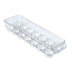 Θήκη ψυγείου πλαστική 17 θέσεων για αυγά 37x11x7,5εκ.