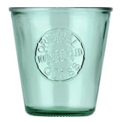 Ποτήρι νερού γυάλινο πράσινο 260ml "Evergreen"