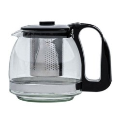 Τσαγιέρα γυάλινη με ανοξείδωτο δίχτυ 700ml