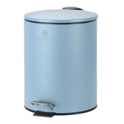 Πεντάλ μπάνιου μεταλλικό μπλε ματ soft close 5L Classic