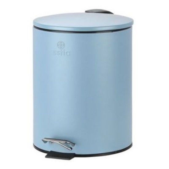 Πεντάλ μπάνιου μεταλλικό μπλε ματ soft close 5L Classic