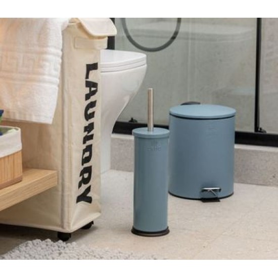 Πιγκάλ μεταλλικό μπλε ματ με πλαστικό δοχείο 39εκ. Classic