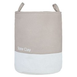 Καλάθι απλύτων ημισυνθετικό 35x50εκ. 48L Stone Clay