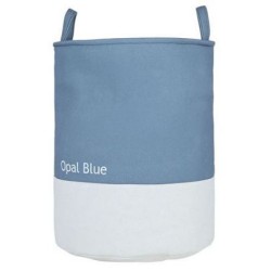 Καλάθι απλύτων ημισυνθετικό 35x50εκ. 48L Opal Blue