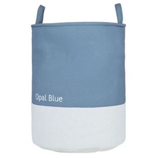 Καλάθι απλύτων ημισυνθετικό 35x50εκ. 48L Opal Blue