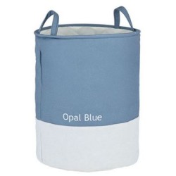 Καλάθι απλύτων ημισυνθετικό 35x50εκ. 48L Opal Blue