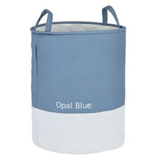 Καλάθι απλύτων ημισυνθετικό 35x50εκ. 48L Opal Blue