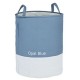 Καλάθι απλύτων ημισυνθετικό 35x50εκ. 48L Opal Blue