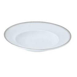 Πιάτο ζυμαρικών πορσελάνης 27εκ. Pearl White