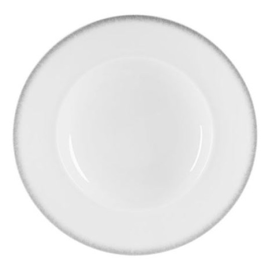 Πιάτο ζυμαρικών πορσελάνης 27εκ. Pearl White