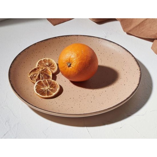 Πιάτο ρηχό πορσελάνης 27εκ. Terra Salmon