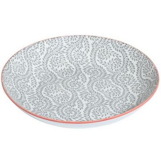Πιάτο βαθύ πορσελάνης 21x4εκ. Vines
