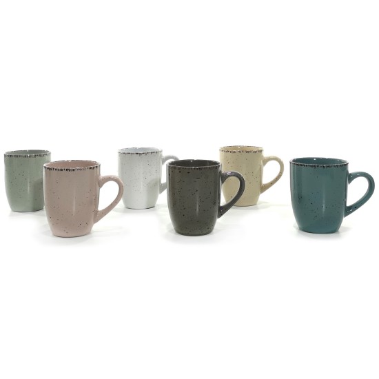 Κύπελο πορσελάνης 6 χρώματα 360ml