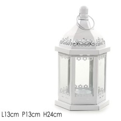 Φανάρι μεταλλικό 13x13x24εκ.