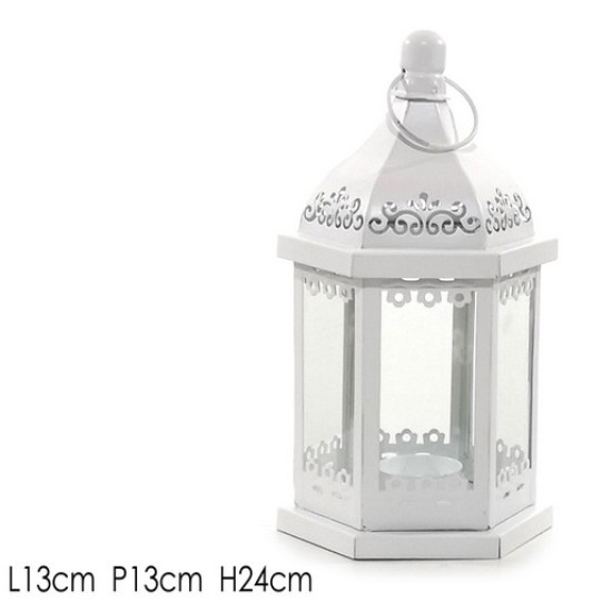 Φανάρι μεταλλικό 13x13x24εκ.