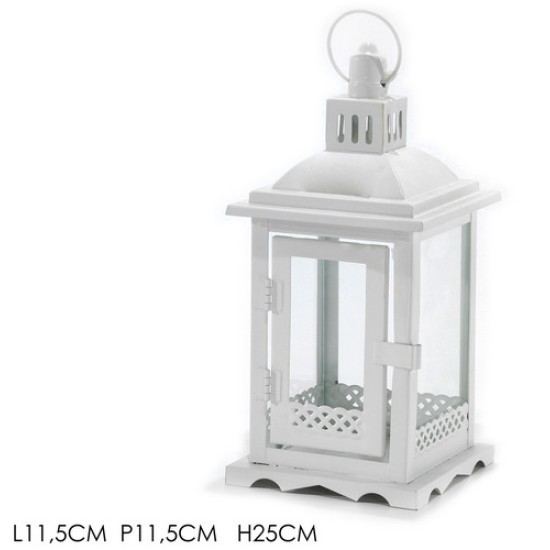 Φανάρι μεταλλικό 11,5x11,5x25εκ.
