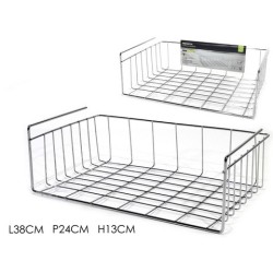 Καλάθι οργάνωσης μεταλλικό κρεμαστό 38x24x13εκ.