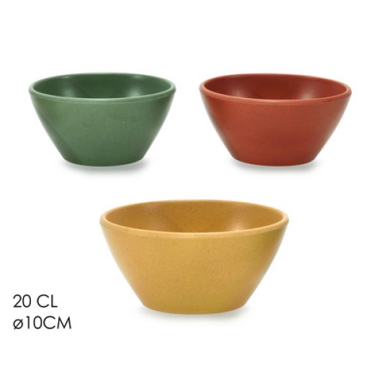 Μπωλ μελαμίνης κωνικό 3 χρώματα 10x5εκ.