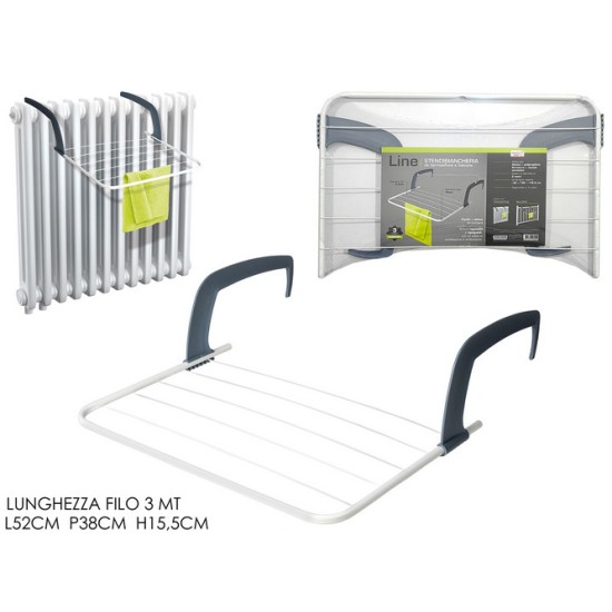 Απλώστρα καλοριφέρ 52x38x15,5εκ. 3μ.